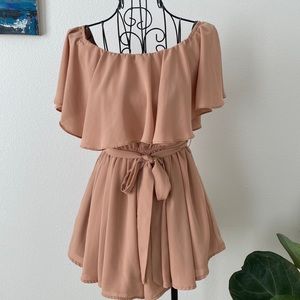 Princess Polly Nude Romper